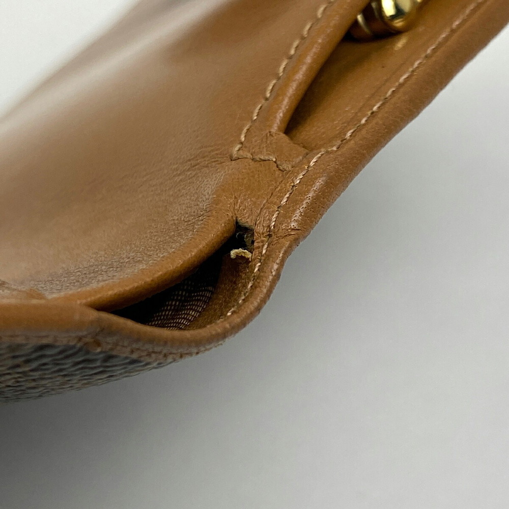 Celine Wallet Macadam Compartment Brown Bifold